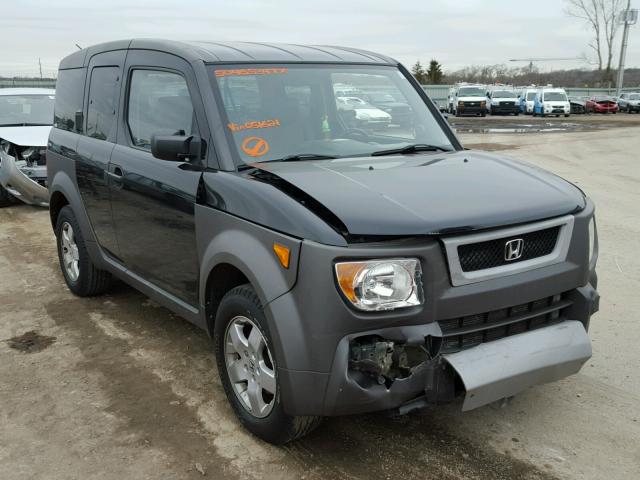 5J6YH28633L051621 - 2003 HONDA ELEMENT EX BLACK photo 1