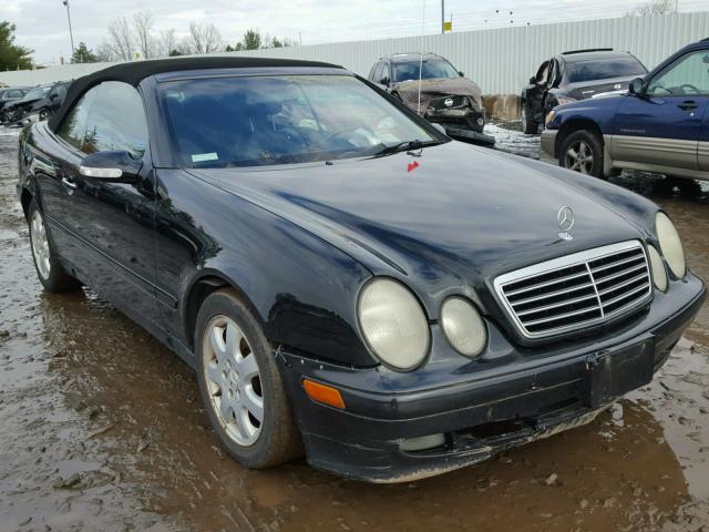 WDBLK65G13T139037 - 2003 MERCEDES-BENZ CLK 320 BLACK photo 1