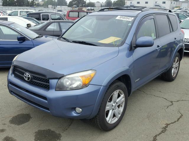 JTMZD32V376038447 - 2007 TOYOTA RAV4 SPORT BLUE photo 2