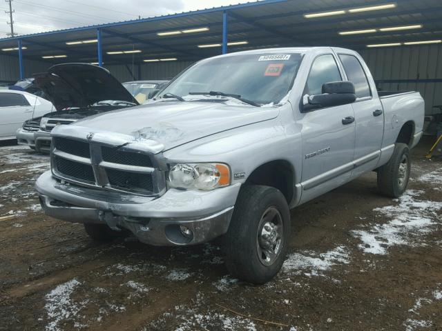 1D7KU28D83J542483 - 2003 DODGE RAM 2500 S SILVER photo 2