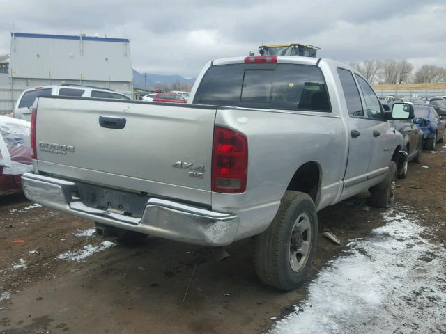 1D7KU28D83J542483 - 2003 DODGE RAM 2500 S SILVER photo 4