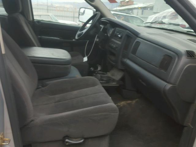 1D7KU28D83J542483 - 2003 DODGE RAM 2500 S SILVER photo 5