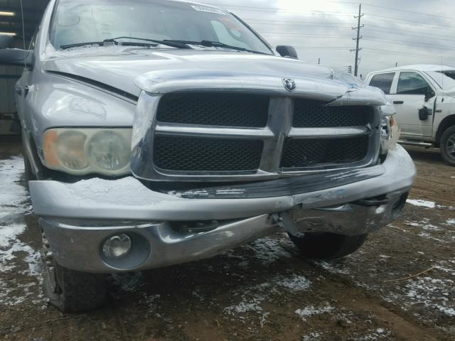 1D7KU28D83J542483 - 2003 DODGE RAM 2500 S SILVER photo 9