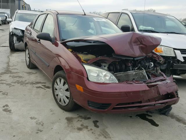 1FAFP34N16W188925 - 2006 FORD FOCUS ZX4 MAROON photo 1