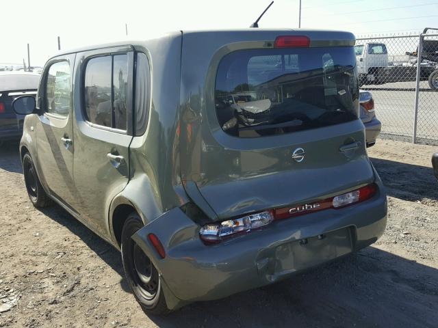 JN8AZ28R79T113369 - 2009 NISSAN CUBE BASE GREEN photo 3