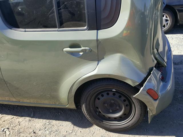 JN8AZ28R79T113369 - 2009 NISSAN CUBE BASE GREEN photo 9