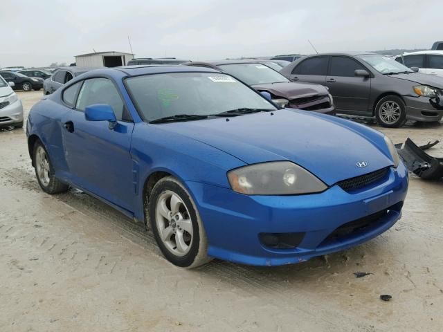 KMHHM65D05U178184 - 2005 HYUNDAI TIBURON BLUE photo 1