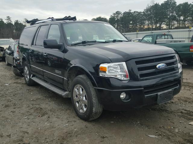 1FMFK19547LA57413 - 2007 FORD EXPEDITION BLACK photo 1