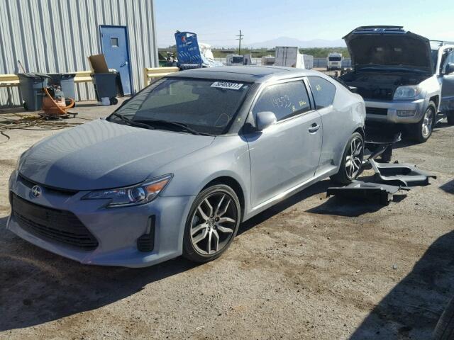 JTKJF5C79GJ023623 - 2016 TOYOTA SCION TC GRAY photo 2