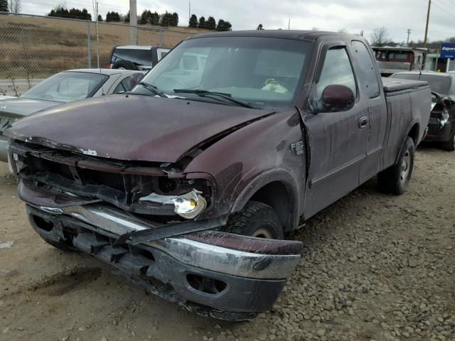 2FTRX18L9YCA90714 - 2000 FORD F150 BURGUNDY photo 2