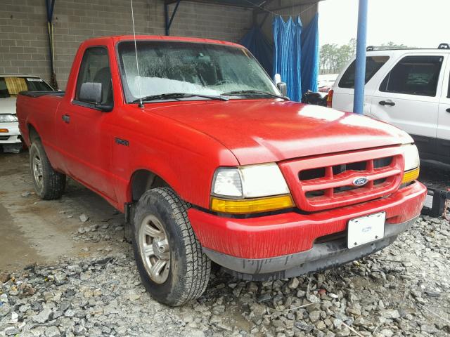 1FTYR10C7YPB49498 - 2000 FORD RANGER RED photo 1