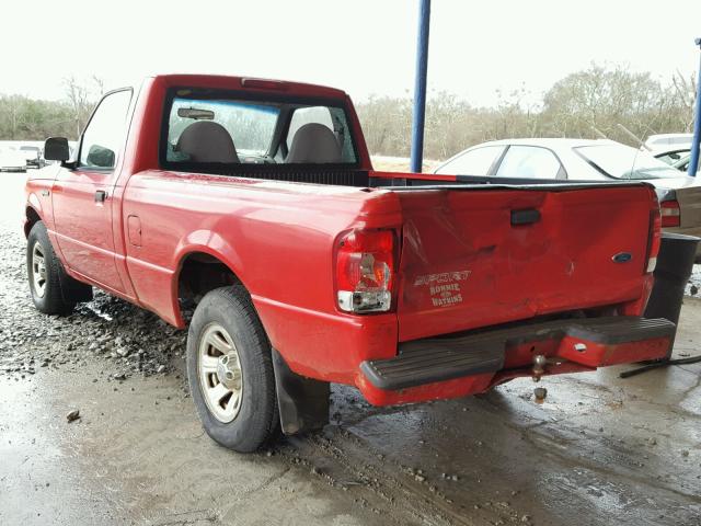 1FTYR10C7YPB49498 - 2000 FORD RANGER RED photo 3