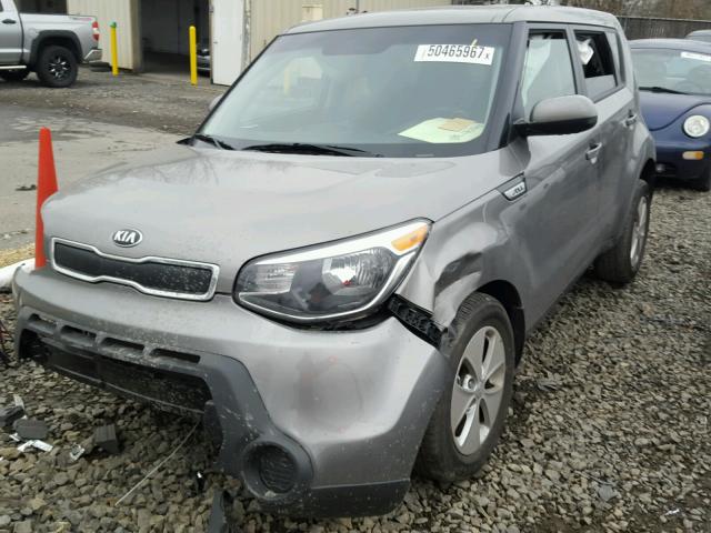 KNDJN2A23G7342576 - 2016 KIA SOUL GRAY photo 2