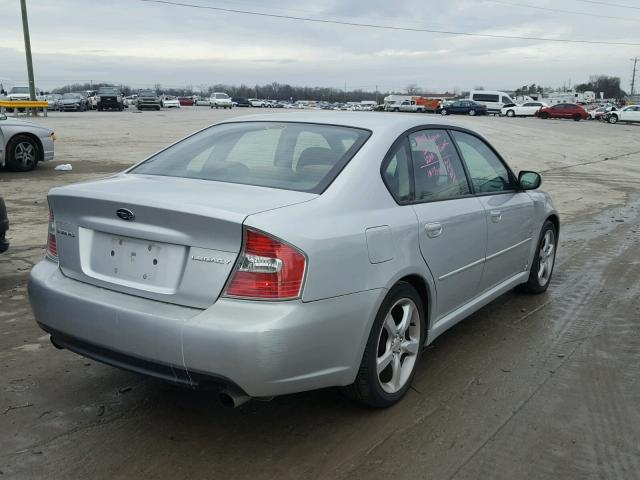 4S3BL616667204730 - 2006 SUBARU LEGACY 2.5 SILVER photo 4