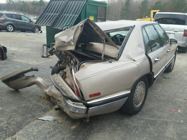 1G4CW53L1M1653530 - 1991 BUICK PARK AVENU TAN photo 4