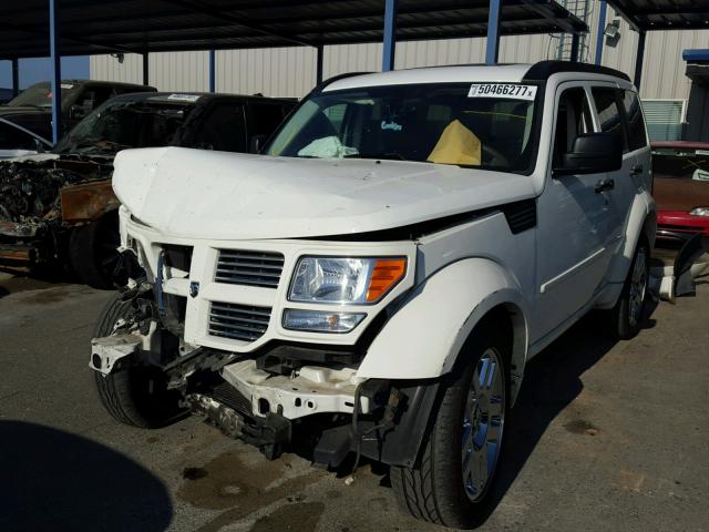 1D4PT5GX0AW130447 - 2010 DODGE NITRO SXT WHITE photo 2