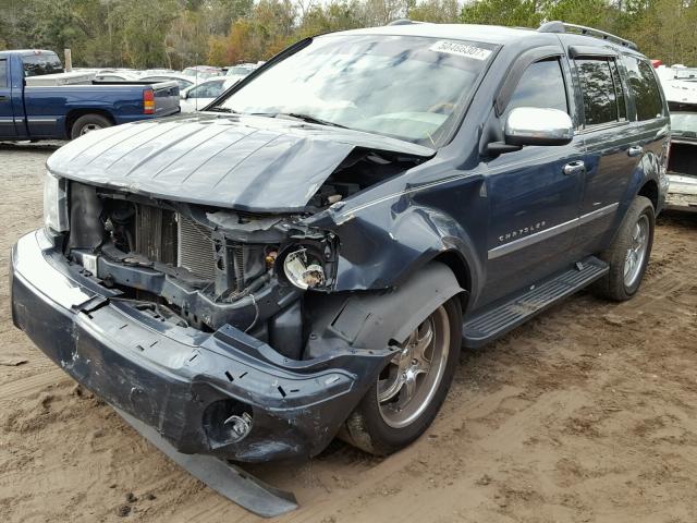 1A8HX58N88F107407 - 2008 CHRYSLER ASPEN LIMI BLUE photo 2