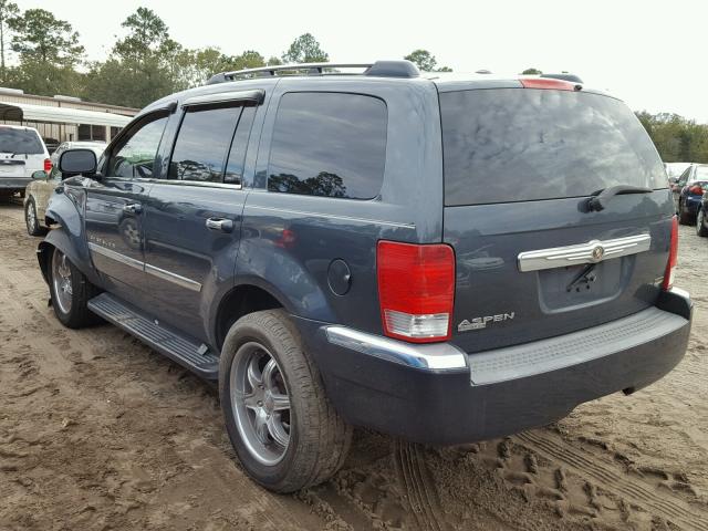 1A8HX58N88F107407 - 2008 CHRYSLER ASPEN LIMI BLUE photo 3
