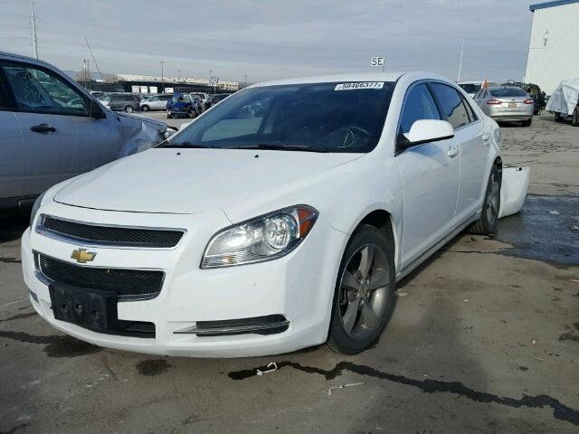 1G1ZC5E19BF162540 - 2011 CHEVROLET MALIBU 1LT WHITE photo 2