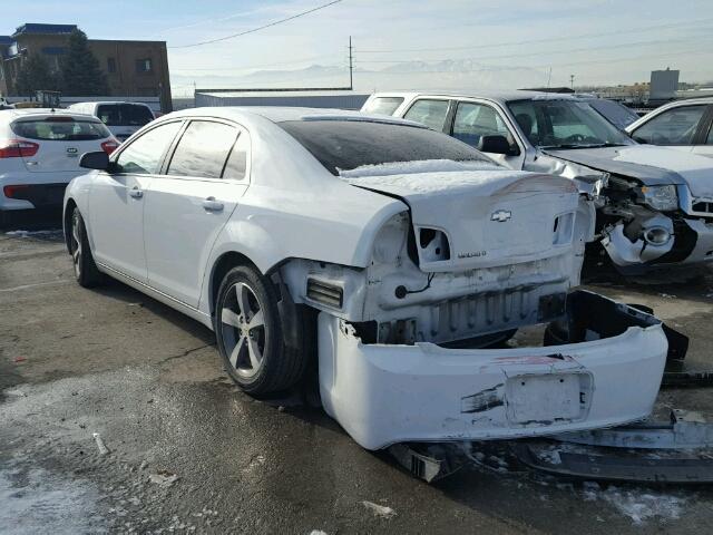 1G1ZC5E19BF162540 - 2011 CHEVROLET MALIBU 1LT WHITE photo 3