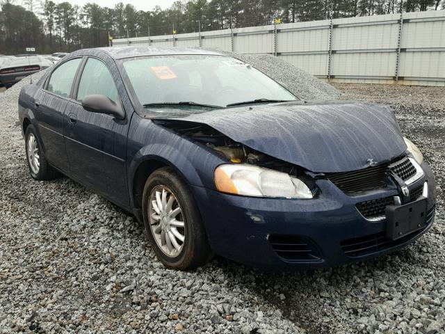 1B3EL46X66N276401 - 2006 DODGE STRATUS SX BLUE photo 1