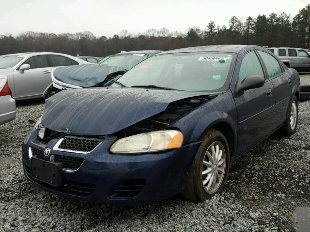 1B3EL46X66N276401 - 2006 DODGE STRATUS SX BLUE photo 2