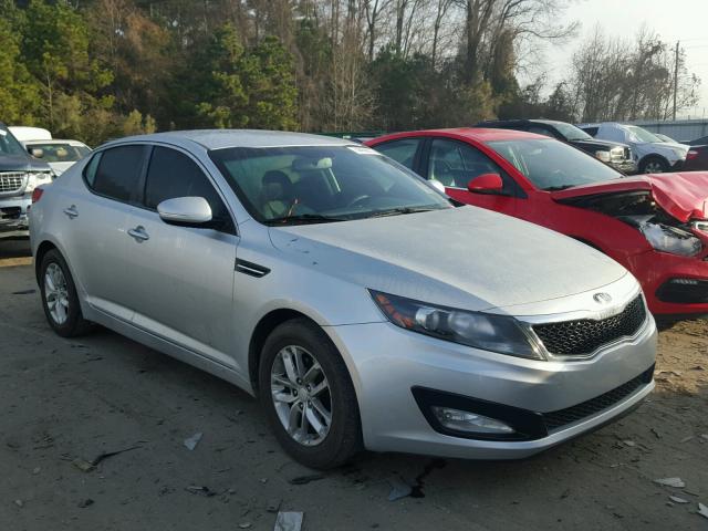 KNAGM4A71D5375343 - 2013 KIA OPTIMA LX SILVER photo 1