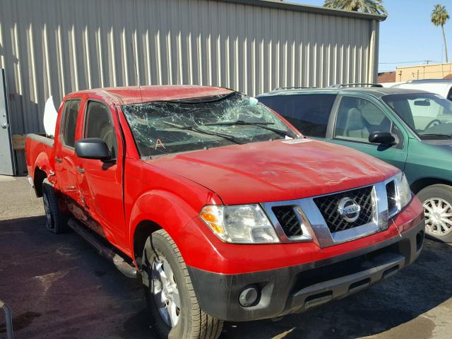 1N6AD07U09C410551 - 2009 NISSAN FRONTIER C RED photo 1