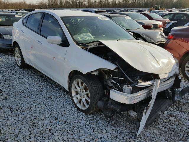 1C3CDFBAXDD137783 - 2013 DODGE DART SXT WHITE photo 1