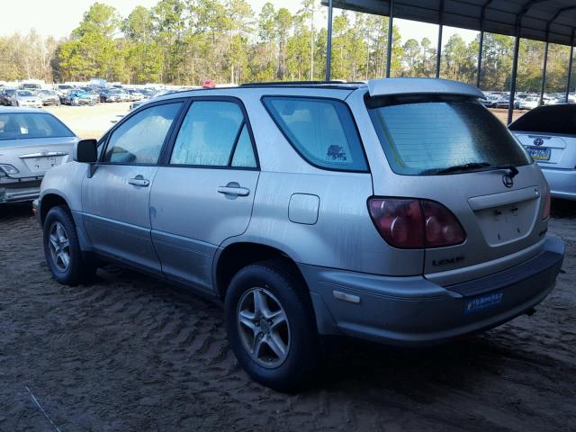 JT6GF10U7X0012542 - 1999 LEXUS RX 300 SILVER photo 3