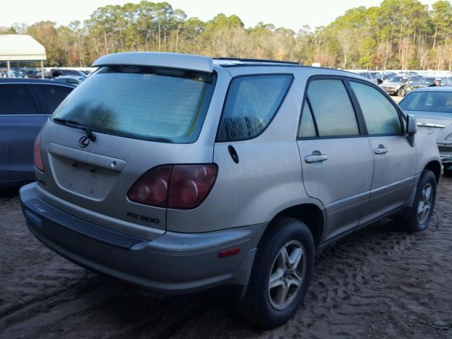 JT6GF10U7X0012542 - 1999 LEXUS RX 300 SILVER photo 4