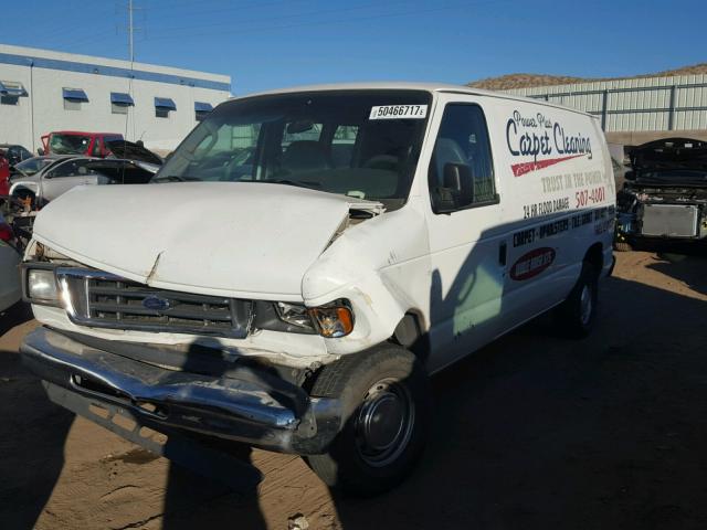 1FTRE14W36DB37769 - 2006 FORD ECONOLINE WHITE photo 2