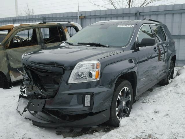 2GKALNEK3H6129800 - 2017 GMC TERRAIN SL GRAY photo 2