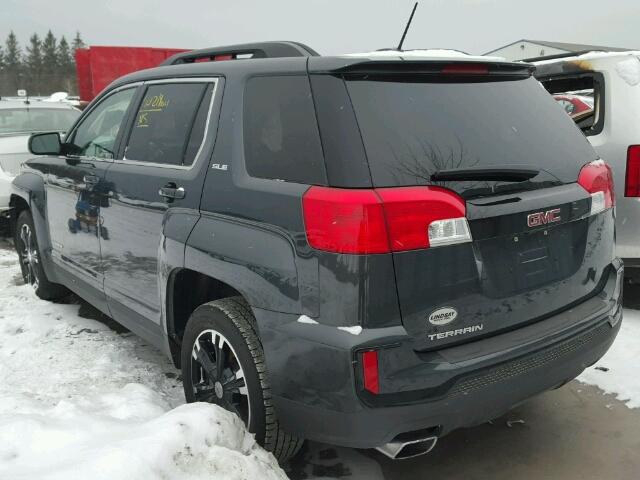 2GKALNEK3H6129800 - 2017 GMC TERRAIN SL GRAY photo 3