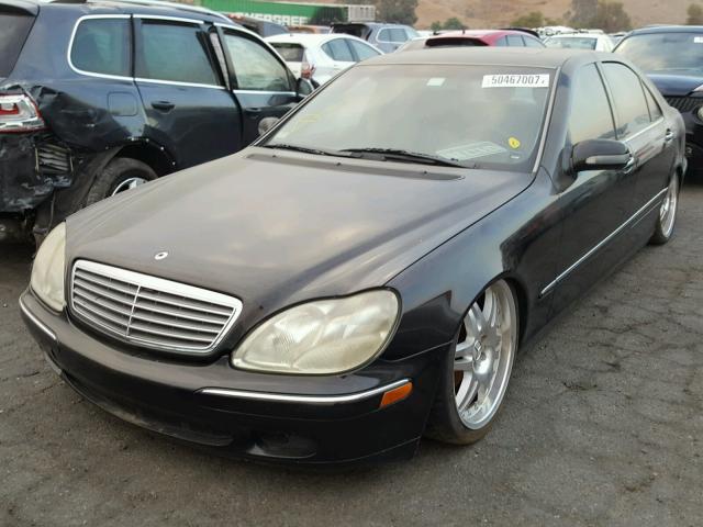 WDBNG70J5YA071198 - 2000 MERCEDES-BENZ S 430 BLACK photo 2