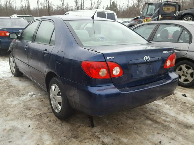 JTDBR32E560076931 - 2006 TOYOTA COROLLA CE BLUE photo 3