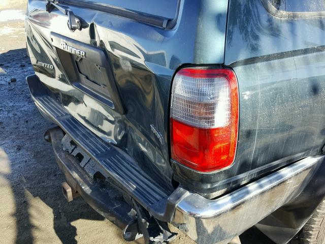 JT3GN87RXW0057483 - 1998 TOYOTA 4RUNNER LI GREEN photo 9