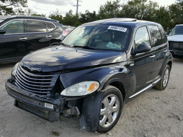 3C8FY68B25T549512 - 2005 CHRYSLER PT CRUISER BLACK photo 2