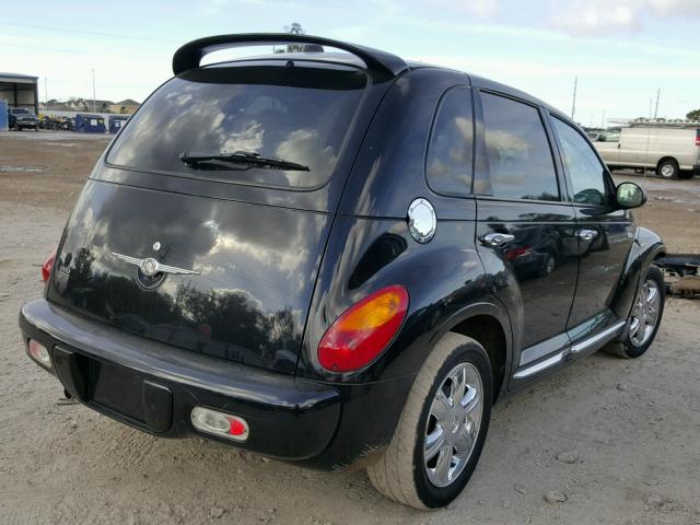 3C8FY68B25T549512 - 2005 CHRYSLER PT CRUISER BLACK photo 4