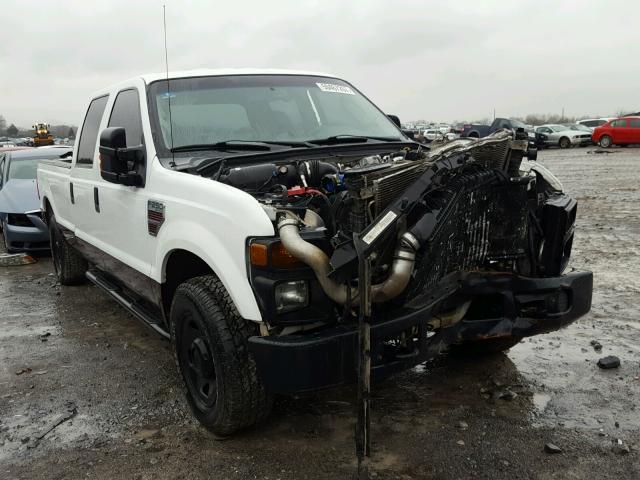 1FTSW20R19EA23479 - 2009 FORD F250 SUPER WHITE photo 1