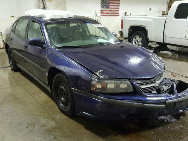 2G1WF55E419198348 - 2001 CHEVROLET IMPALA 蓝色 照片 1