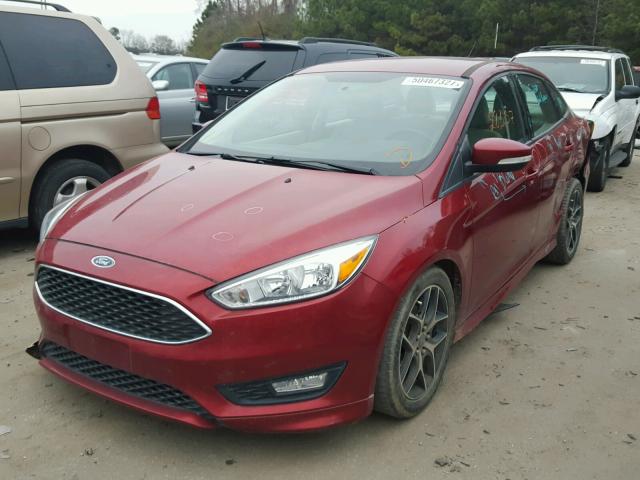 1FADP3F23FL238722 - 2015 FORD FOCUS SE RED photo 2