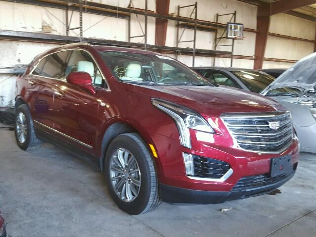 1GYKNBRSXHZ121744 - 2017 CADILLAC XT5 LUXURY RED photo 1