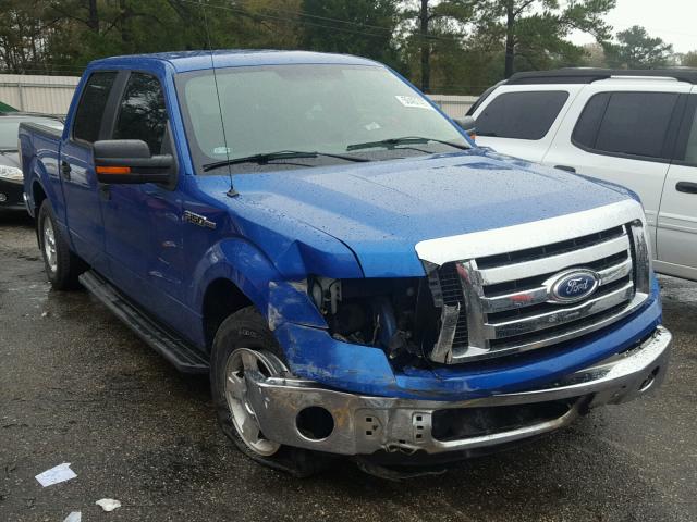 1FTEW1CM1BKD06558 - 2011 FORD F150 SUPER BLUE photo 1