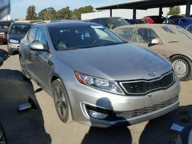 KNAGM4AD1D5045224 - 2013 KIA OPTIMA HYB SILVER photo 1