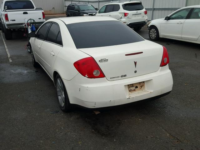 1G2ZG57B284107289 - 2008 PONTIAC G6 BASE WHITE photo 3