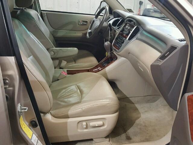 JTEEP21A650121008 - 2005 TOYOTA HIGHLANDER TAN photo 5