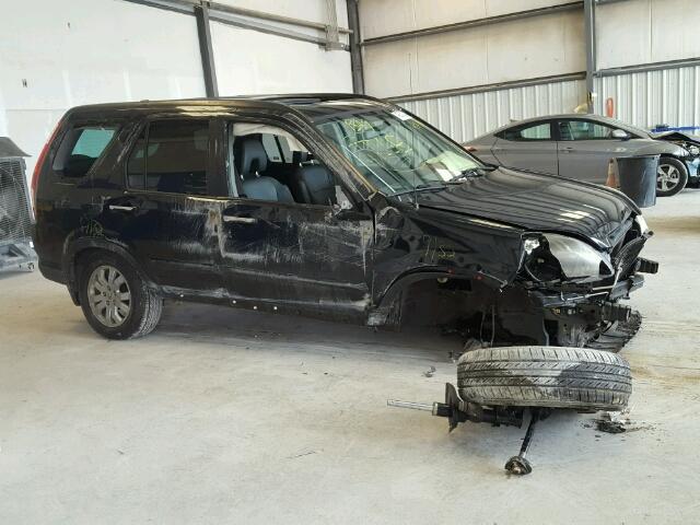 SHSRD78916U440710 - 2006 HONDA CR-V SE BLACK photo 9