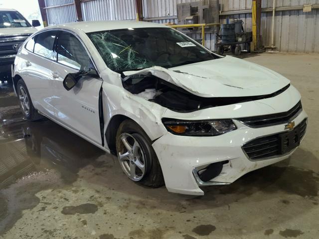 1G1ZB5ST3HF102142 - 2017 CHEVROLET MALIBU LS WHITE photo 1