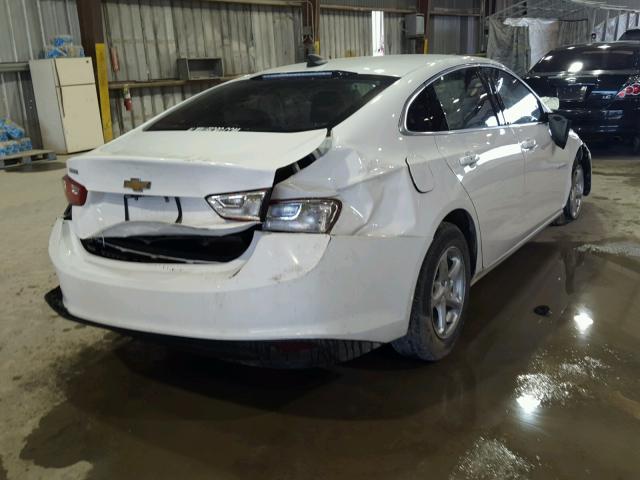 1G1ZB5ST3HF102142 - 2017 CHEVROLET MALIBU LS WHITE photo 4